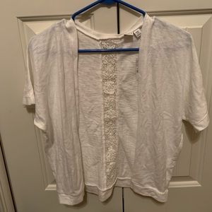 NWT children’s place white cardigan 7/8